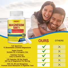 Vegan non-GMO magnesium capsules