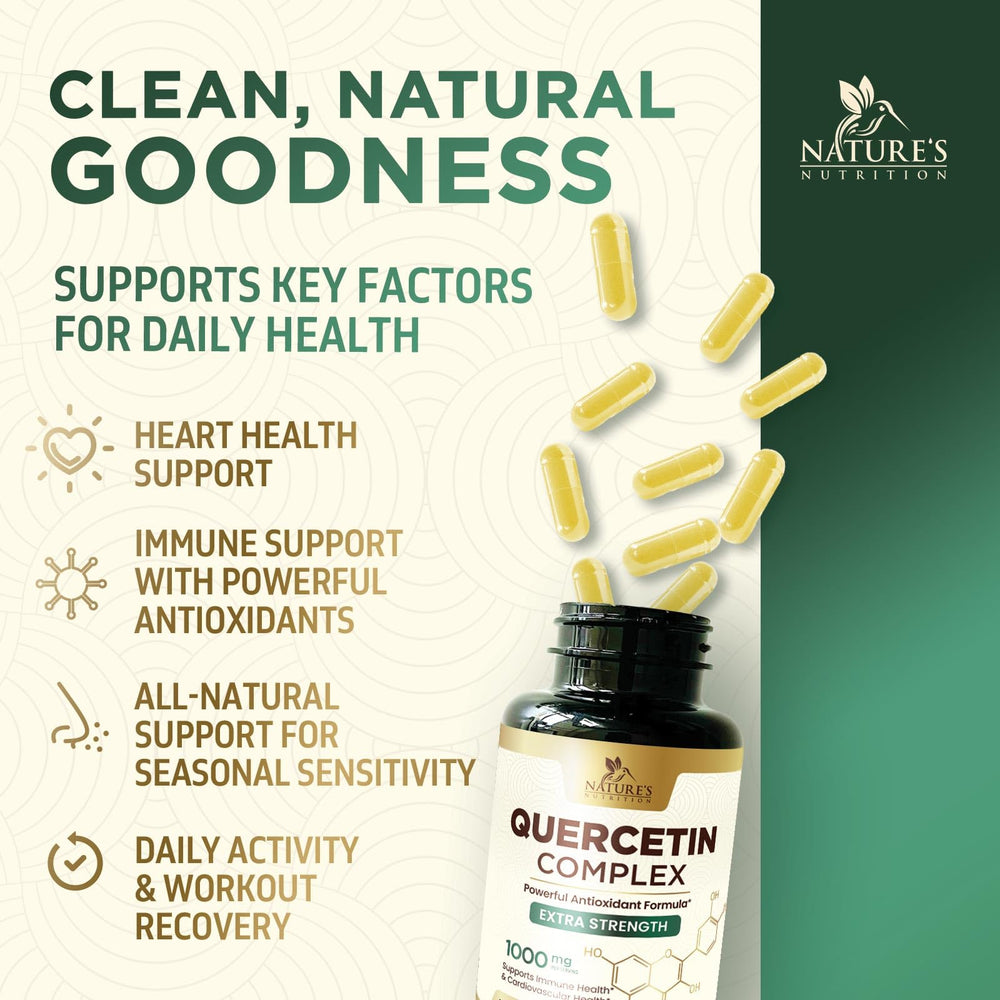 Vegan non-GMO quercetin dihydrate formula label