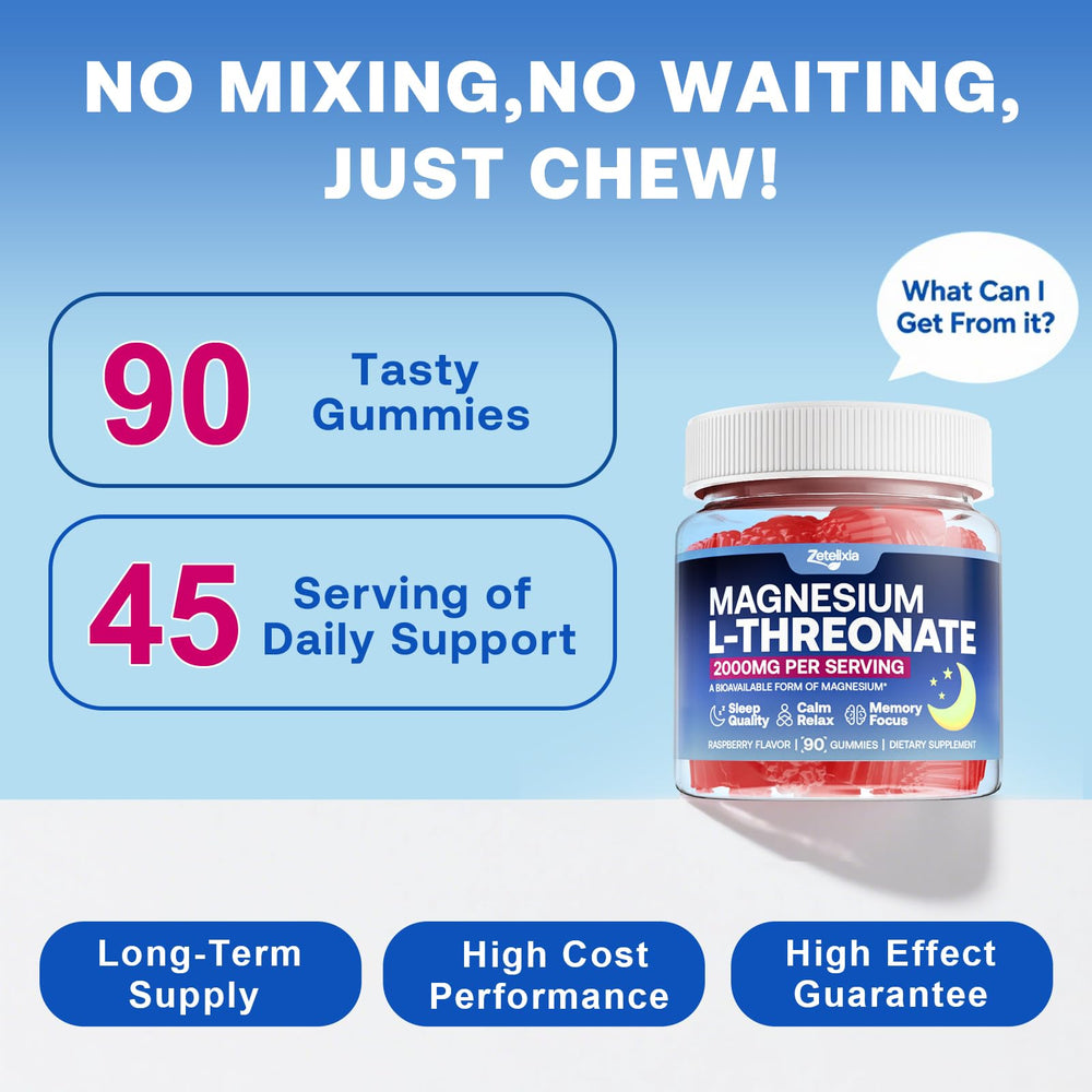 Sugar-free vegan non-GMO raspberry magnesium gummies