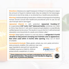 Vegan, Non-GMO, USA-made certifications