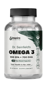 Front view of The Very Best Vegan Omega-3 bottle