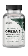 Front view of The Very Best Vegan Omega-3 bottle