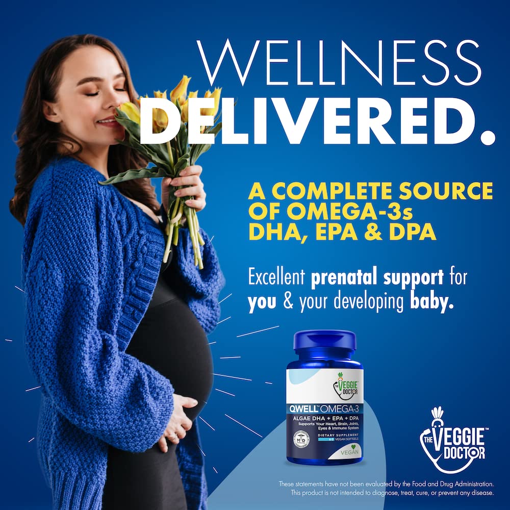 Algal oil omega-3 supplement packaging
