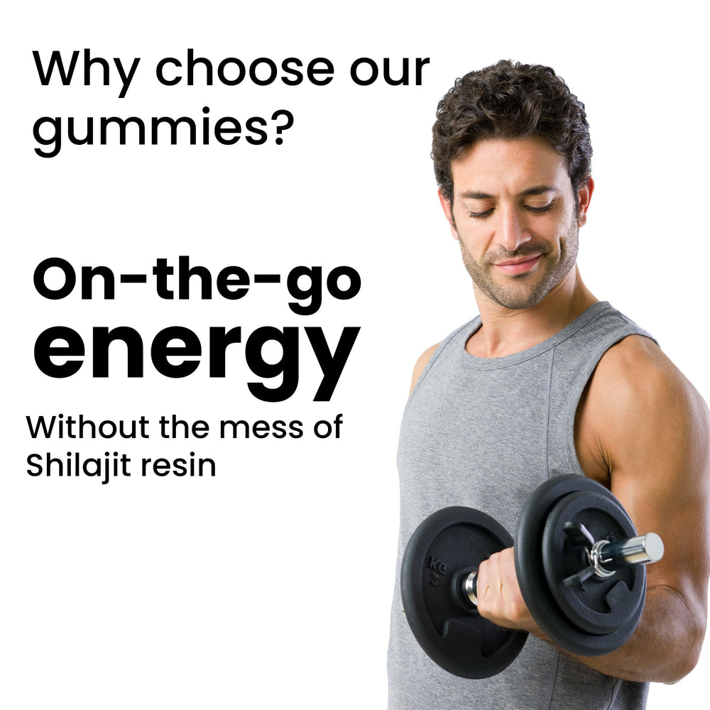 Vegan organic cruelty-free Shilajit gummies