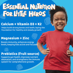 Vegan pectin-based kids calcium gummies