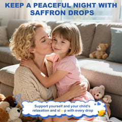 Vegan saffron drops supporting energy and immune health in a 2 oz bottle