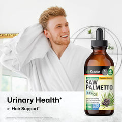 Vegan saw palmetto tincture supporting urinary health