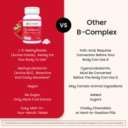 Vegan, sugar-free B-Complex vitamins