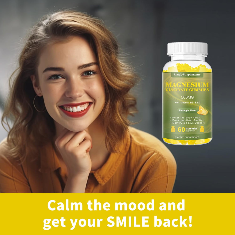 Vegan-friendly, sugar-free and gluten-free magnesium gummies