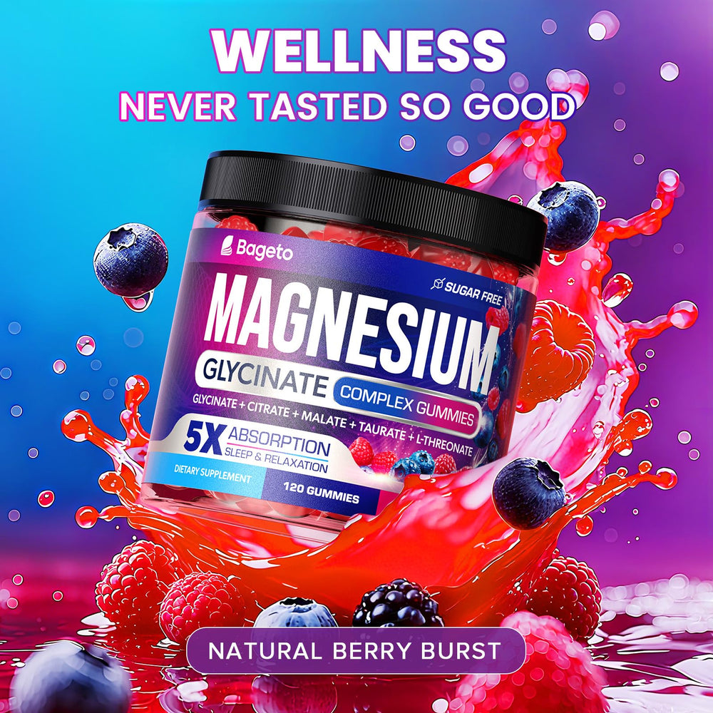 Vegan sugar-free magnesium glycinate gummies