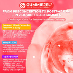 Sugar-free vegan prenatal gummies