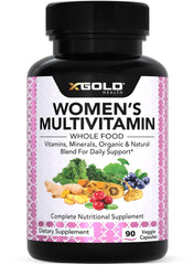 Vegan Women's Daily Multivitamin 50+ bottle with 90 capsules