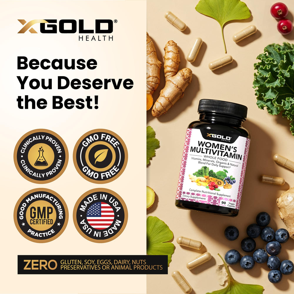 Vitamin and mineral icons representing energy and immunity support