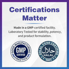 VEGEPOWER bottle label detail highlighting vegan, gluten-free quality assurance