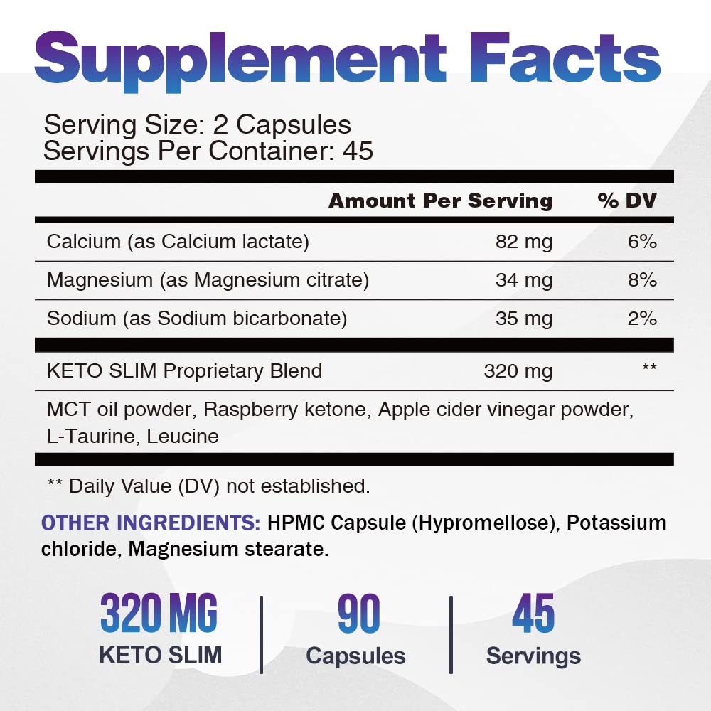 VEGEPOWER ingredients array showing apple cider vinegar and MCT for natural support
