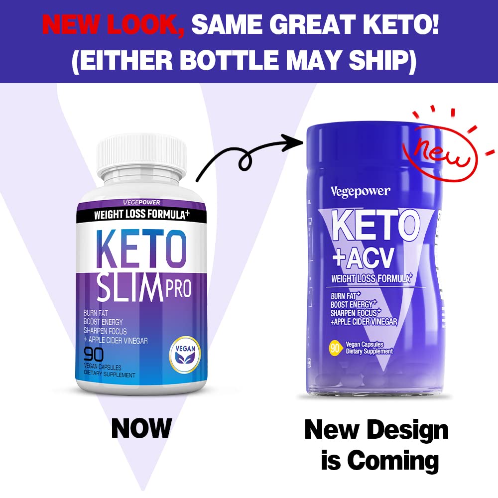 VEGEPOWER Keto Weight Loss Pills packaging and label