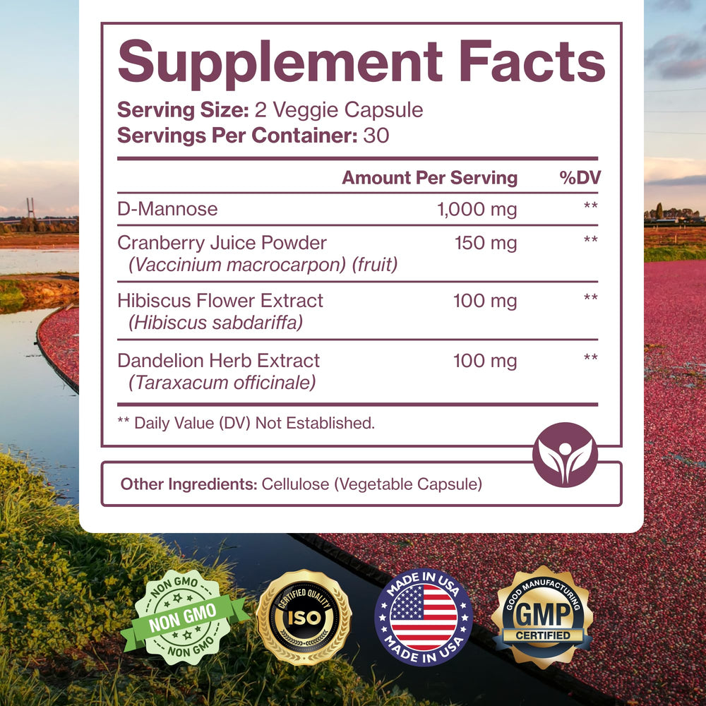 60 vegetarian capsules label