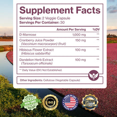 60 vegetarian capsules label