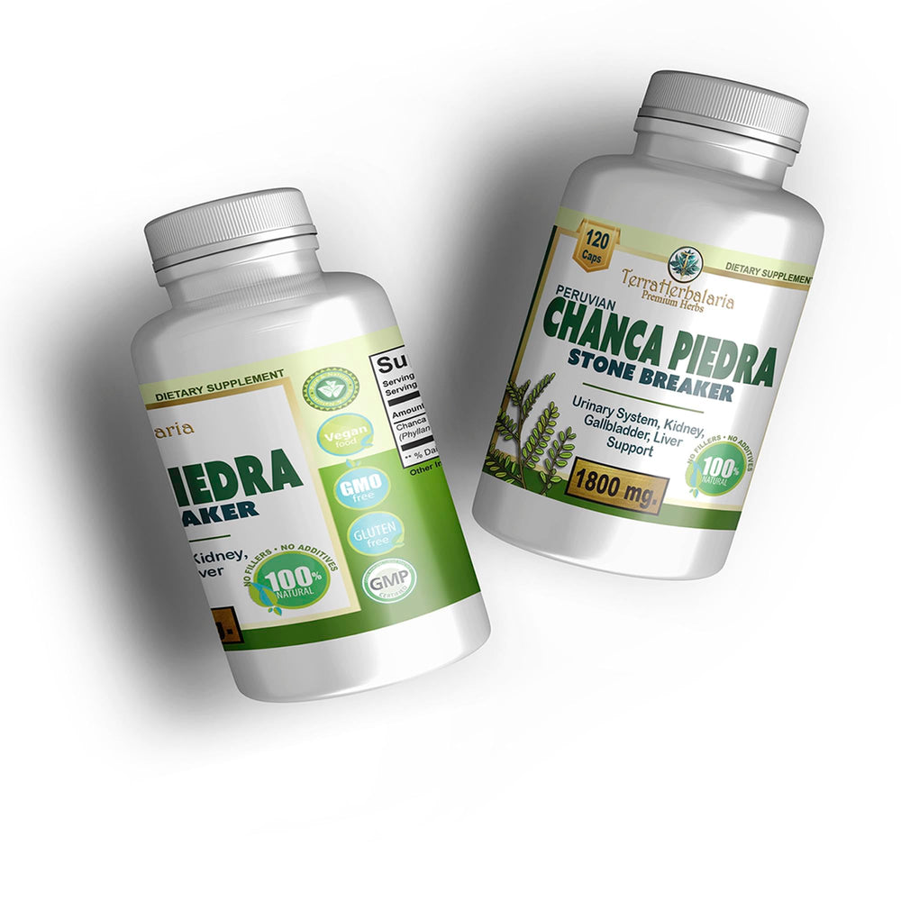 120 vegetarian soft capsules of Chanca Piedra Stone Breaker