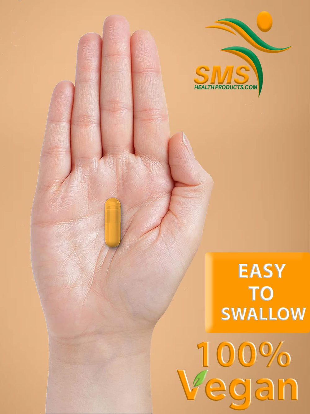 60 vegan capsules in bottle