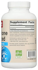 Vegan, non-GMO gluten-free glutathione capsules close-up