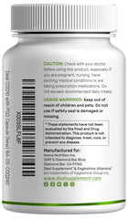 Veggie capsules serving illustration showing two capsules