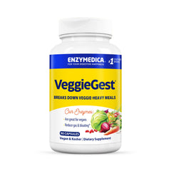 VeggieGest Digestive Enzymes hero image showing the 90-count bottle