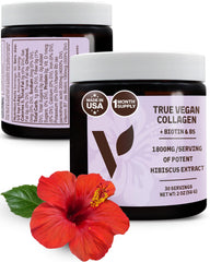 Veggimins vegan collagen hibiscus hero image