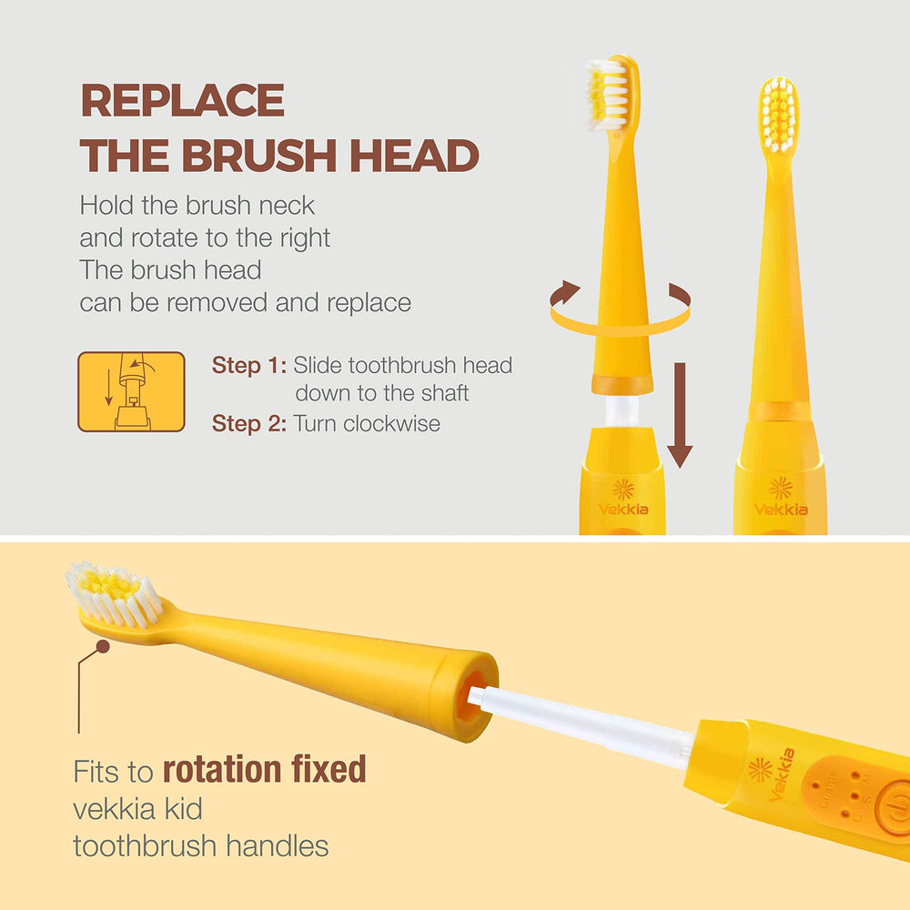 W-shaped bristles designed to reach sides, fronts and between teeth