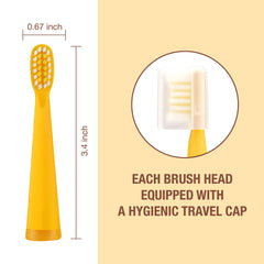 Hygienic cap included for dust protection during storage and travel