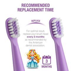 3D curved soft bristles design for gentle cleaning