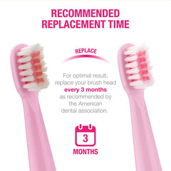 Plaque-targeting design on Vekkia kids replacement head