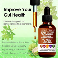 Pau D'arco included in gut health drop formula