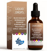 Vello Black Walnut Wormwood Gut Cleanse bottle on white background