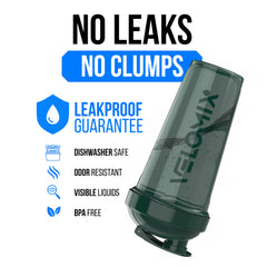 Velomix shaker bottles color options in pack