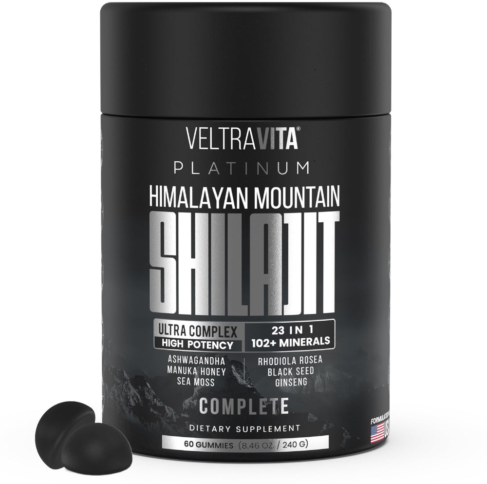 VeltraVita 28000 mg 23-in-1 Shilajit gummies for men