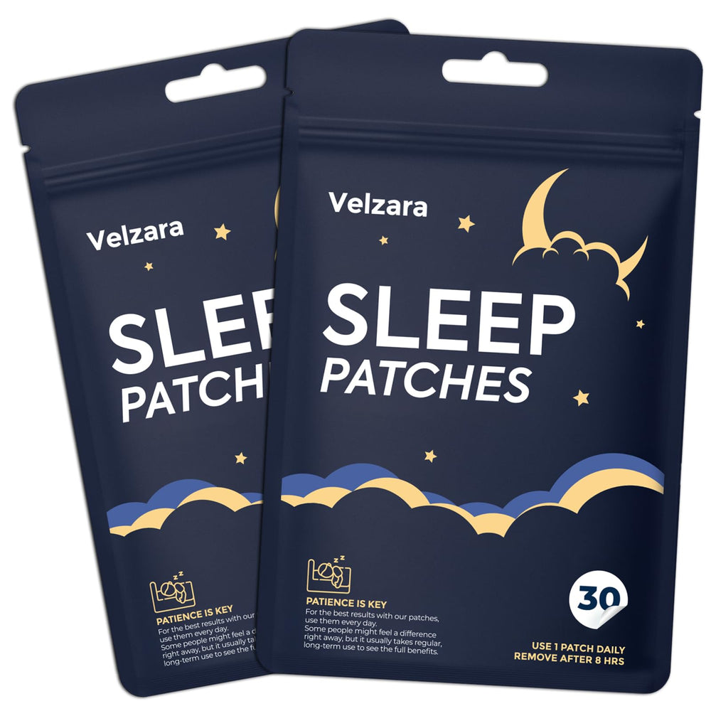 Velzara Sleep Patches box packaging (60-count)