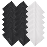 Six-color Vemiss microfiber cleaning cloths set (yellow, pink, blue, black, white, grey)