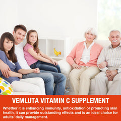 Collagen support and antioxidant ingredients in Vemluta gummy