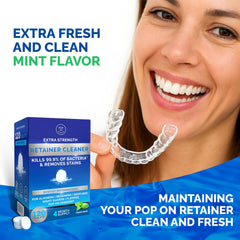 Veneers cleaner tablets for maintaining dental veneers