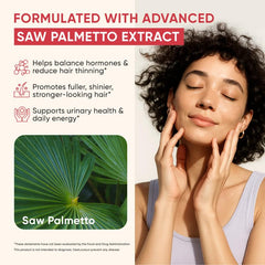 Lifestyle image showing hair, skin & nails vitamins