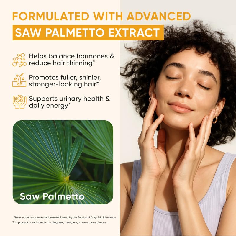 Saw palmetto extract listed on packaging