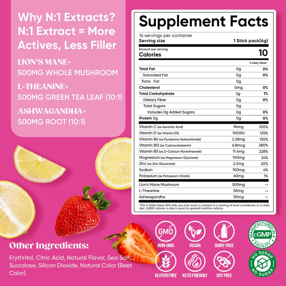 Relaxed person enjoying a drink for focus and calm