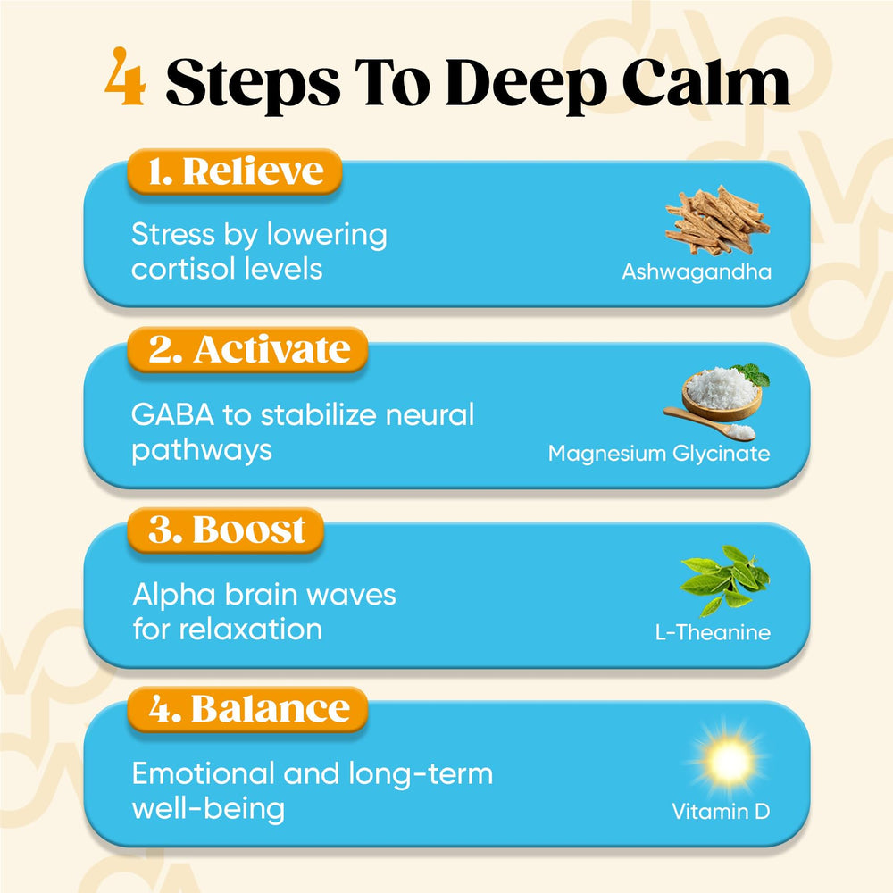 Relaxed person working at a desk to illustrate calm focus