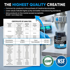 Venture Pal Creatine container with hydration bottle