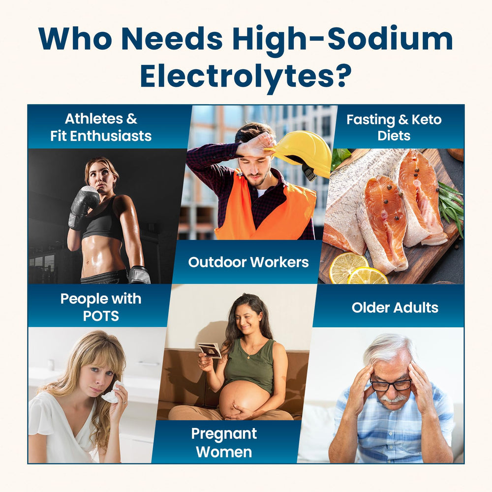Sodium, potassium, magnesium and vitamin C ingredients highlighted