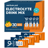 Front view of Venture Pal Electrolyte Packets box with 30 sticks