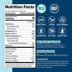 Label highlighting sugar-free, vegan, keto and paleo friendly