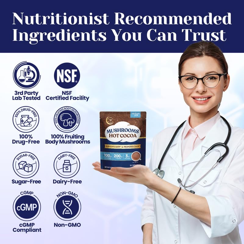 Sugar-free and vegan labeling on Cocoa canister