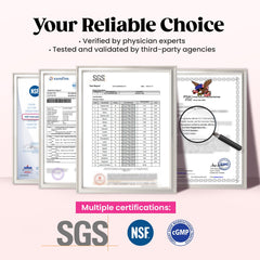 NSF-Certified facility badge and third-party testing